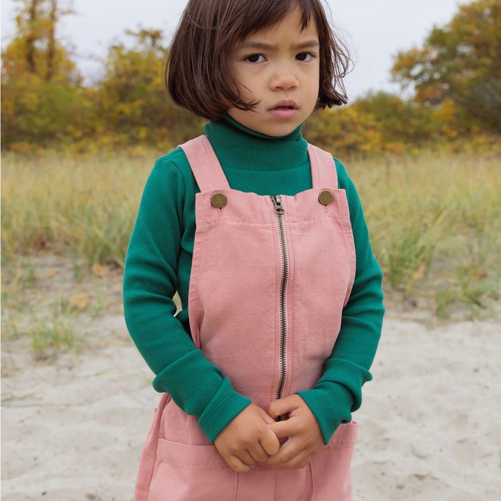 Shop Noble kids rib turtleneck in pine NWT